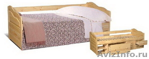 Кровать детская из березы (изг. Беларусия) - Изображение #1, Объявление #388481