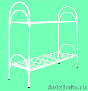 Металлические кровати для пансионата, кровати для бытовок, кровати низкие цены - Изображение #2, Объявление #1479370